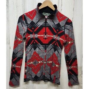 Lauren Active Ralph Lauren Shirt Women S 1/4 Zip Aztec Navajo Pullover